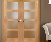 Interior fire oak doors