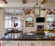 Kitchen Provence Lighting 2 180x150 - Provence Style Kitchens – 100 ideas for interior