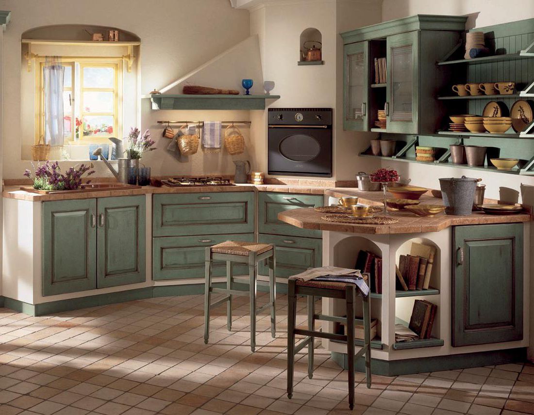 Provence Style Kitchens – 100 ideas for interior