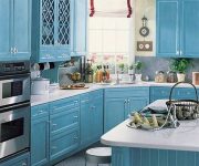 Provence Style Kitchens Light Blue 2 180x150 - Provence Style Kitchens – 100 ideas for interior