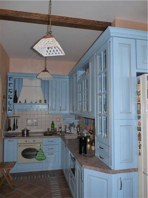 Provence Style Kitchens – Light Blue color