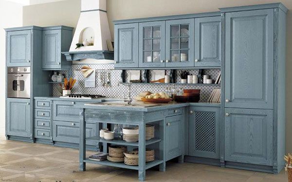 Provence Style Kitchens Light Blue - Provence Style Kitchens – 100 ideas for interior