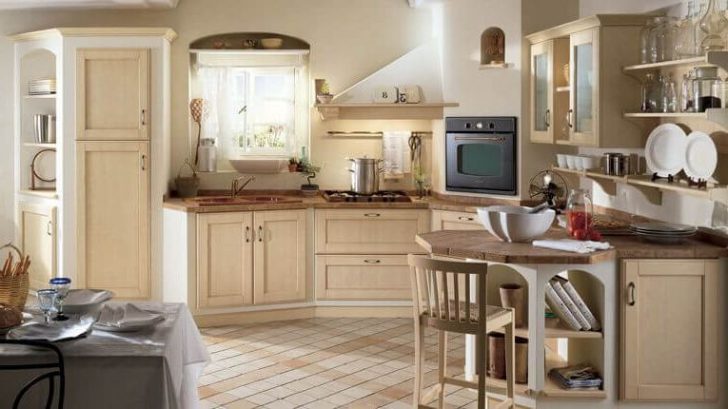 Provence Style Kitchens Sand color 728x409 - Provence Style Kitchens – 100 ideas for interior