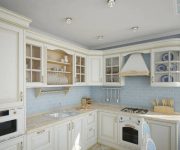 Provence Style Kitchens White and Light Blue color 180x150 - Provence Style Kitchens – 100 ideas for interior