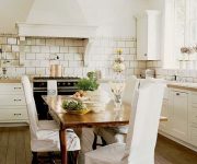 White kitchen in the style of a Provence photo 180x150 - Provence Style Kitchens – 100 ideas for interior
